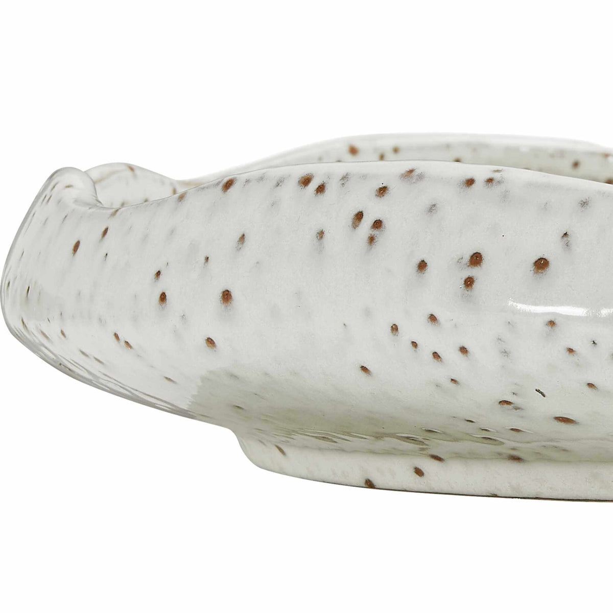 Stardust Ripple Indoor-Outdoor Bowl – White