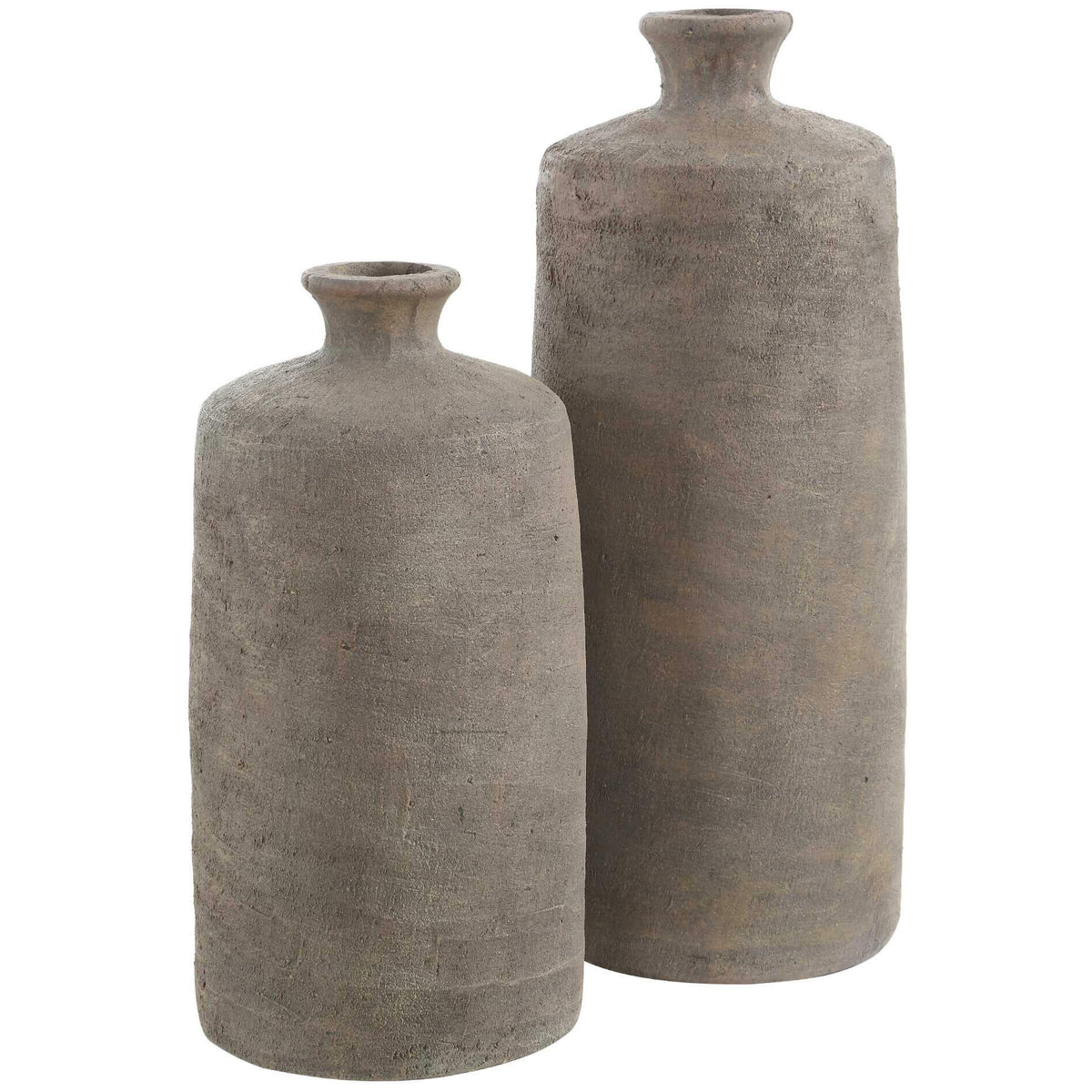 Terrene Clay Vases – Set of 2