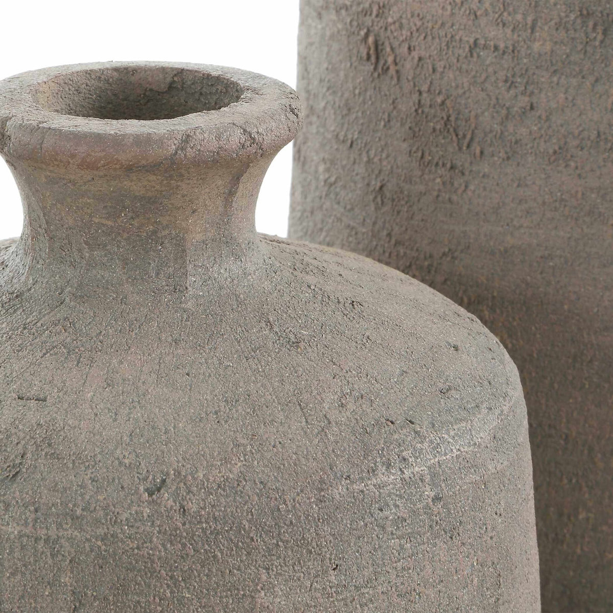 Terrene Clay Vases – Set of 2