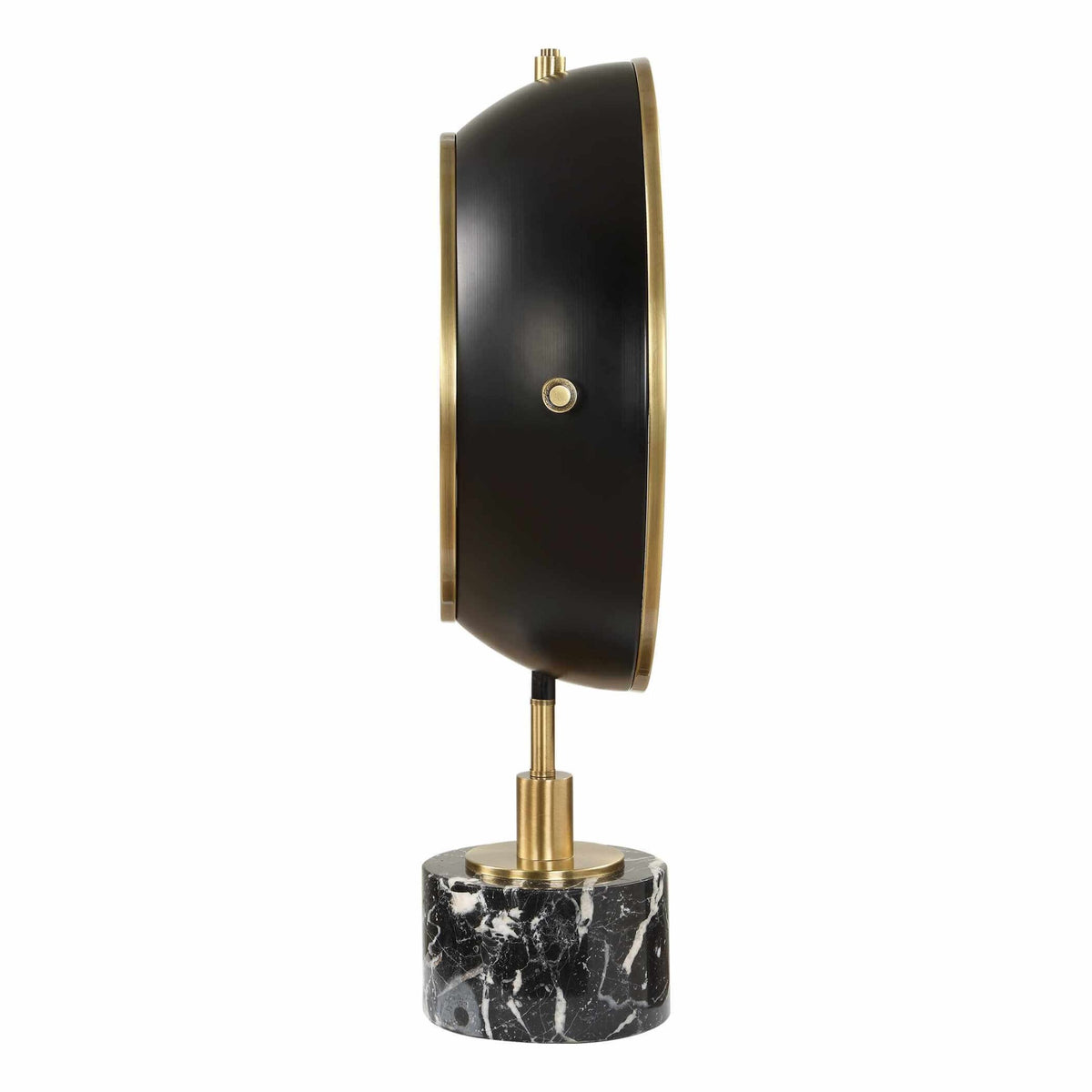 Velar Modern Table Clock – Iron and Marble