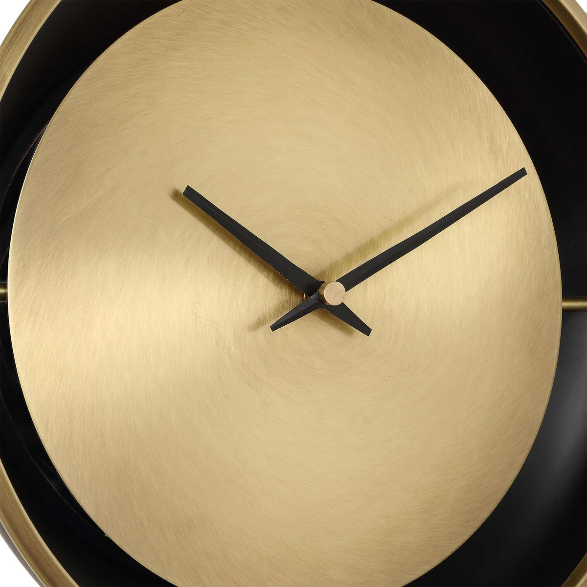 Velar Modern Table Clock – Iron and Marble