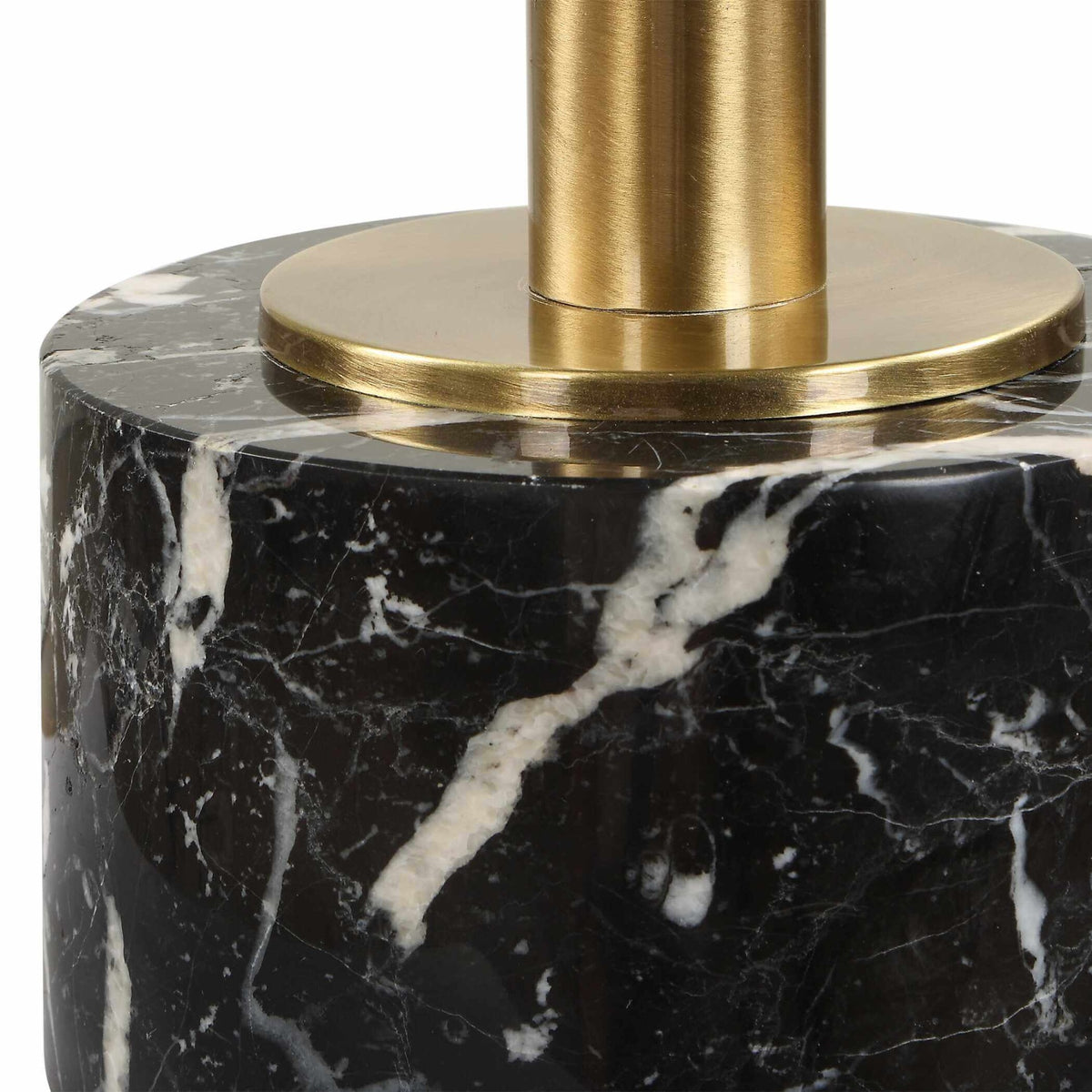 Velar Modern Table Clock – Iron and Marble