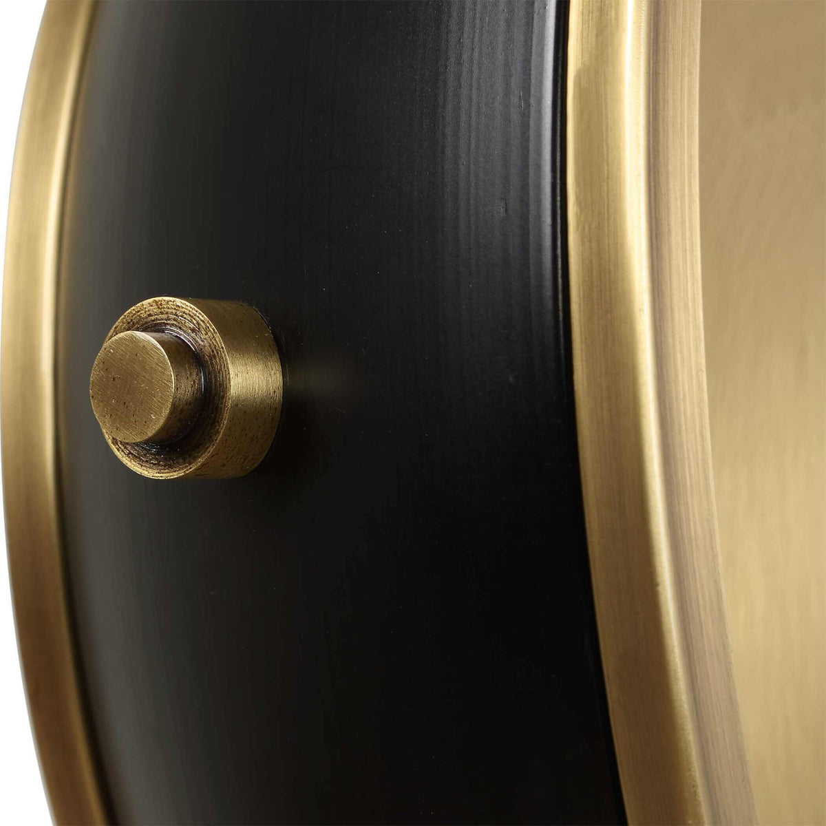 Velar Modern Table Clock – Iron and Marble
