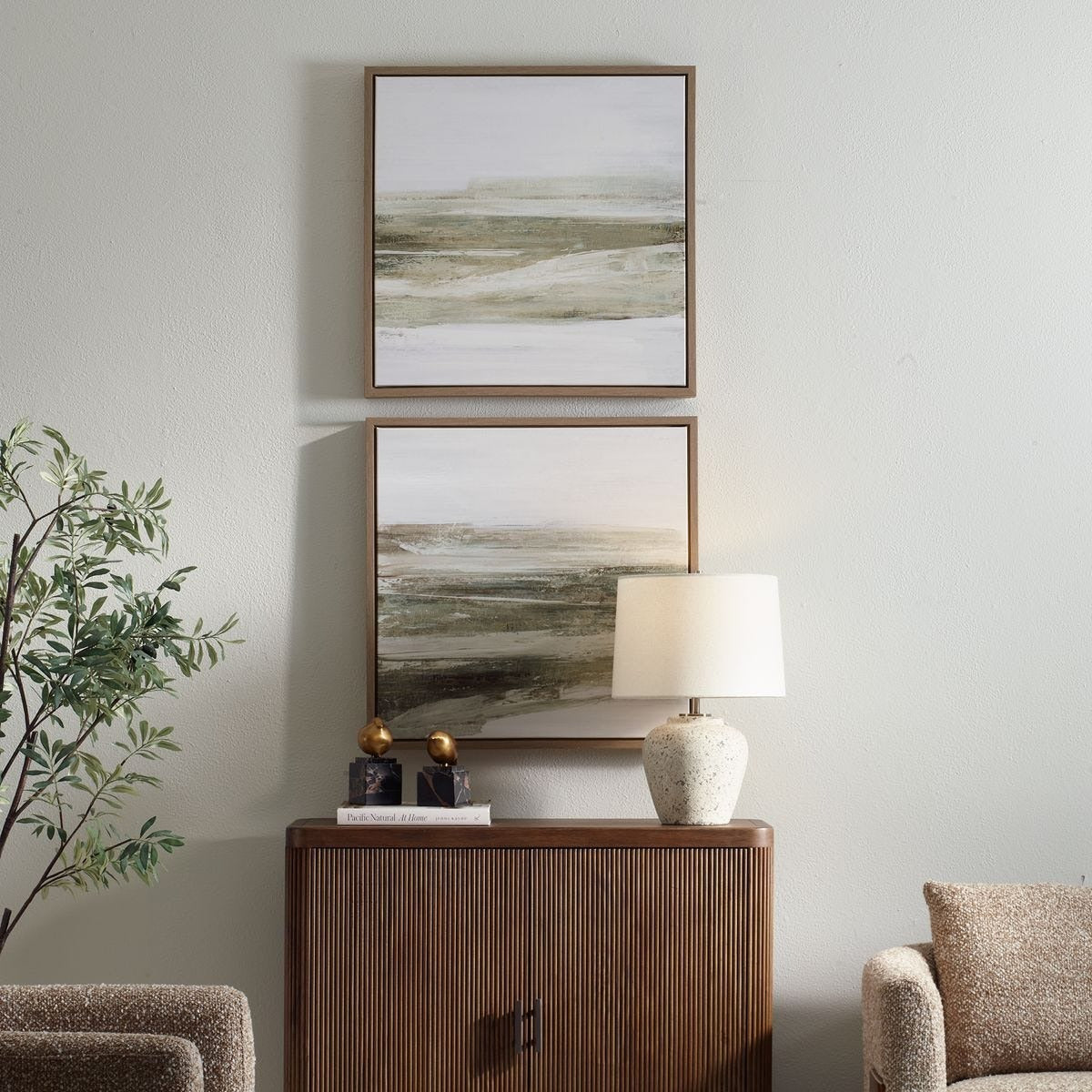 All of a Sudden Framed Canvases – Set of 2