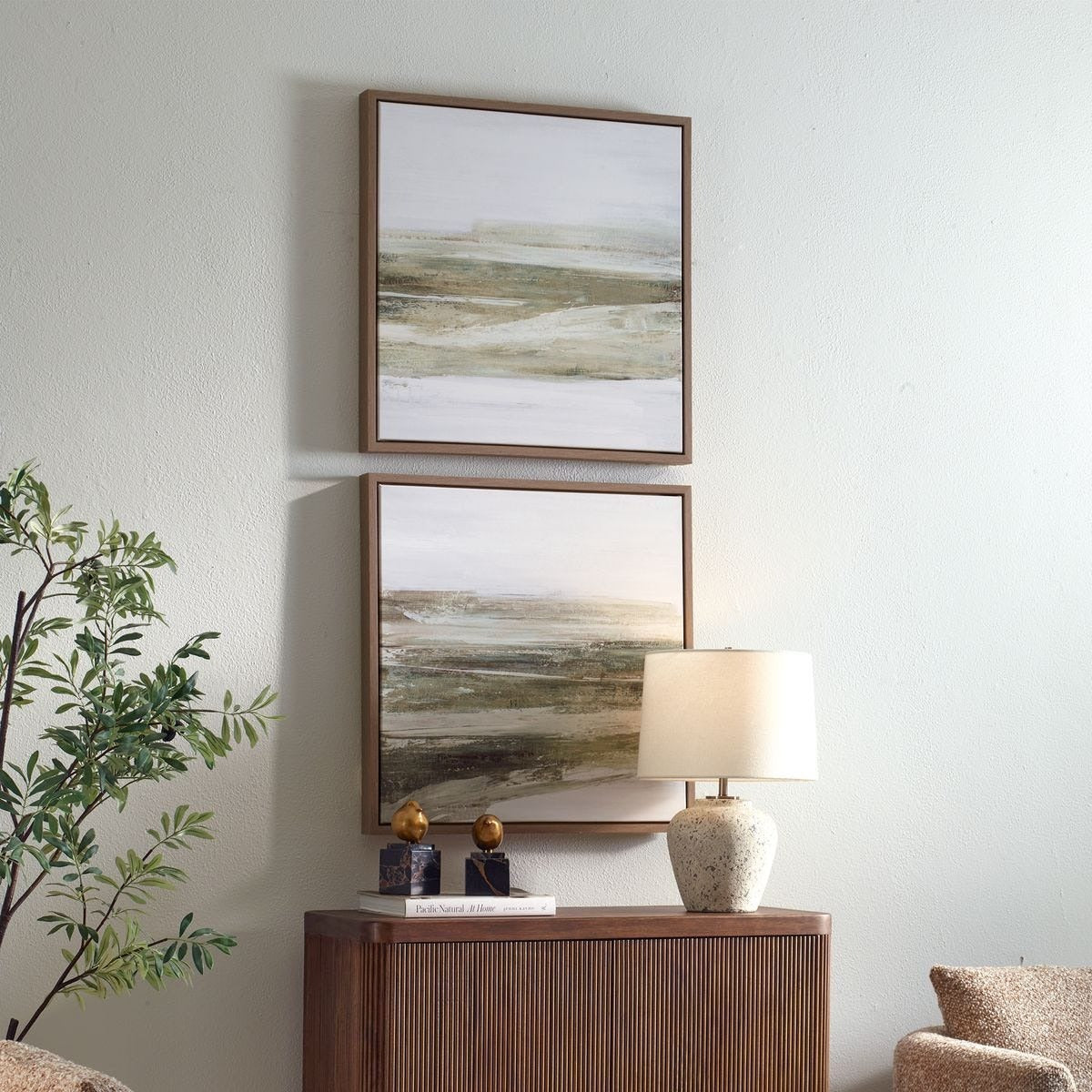 All of a Sudden Framed Canvases – Set of 2