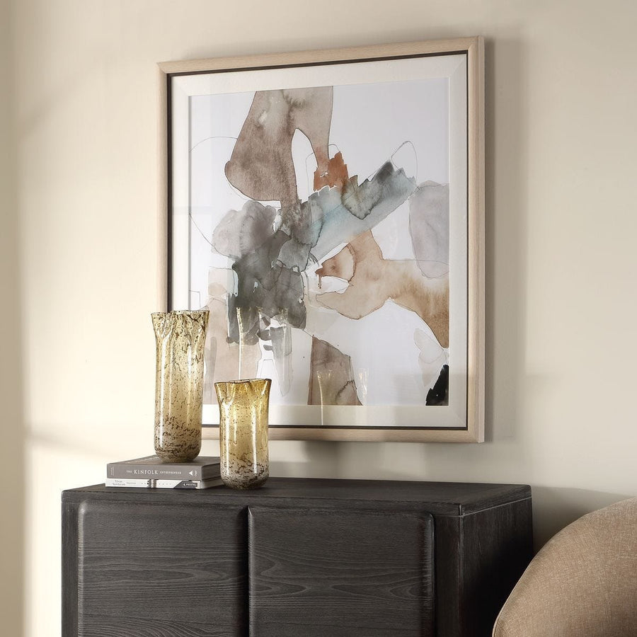 Cohesion Framed Abstract Print