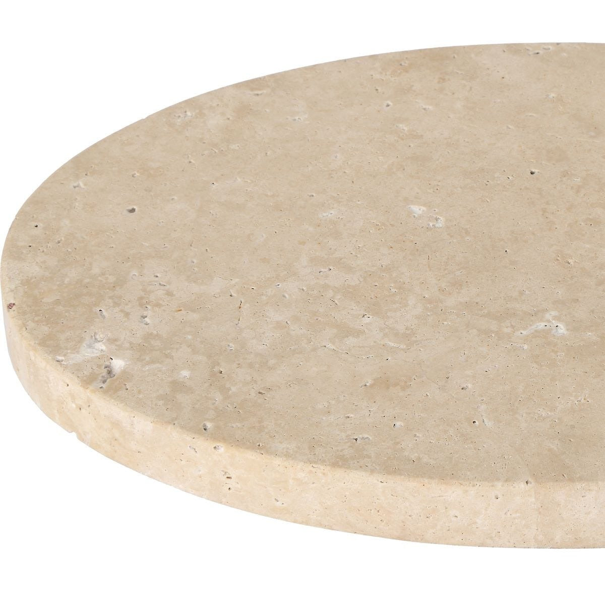 Feranno Travertine Accent Table