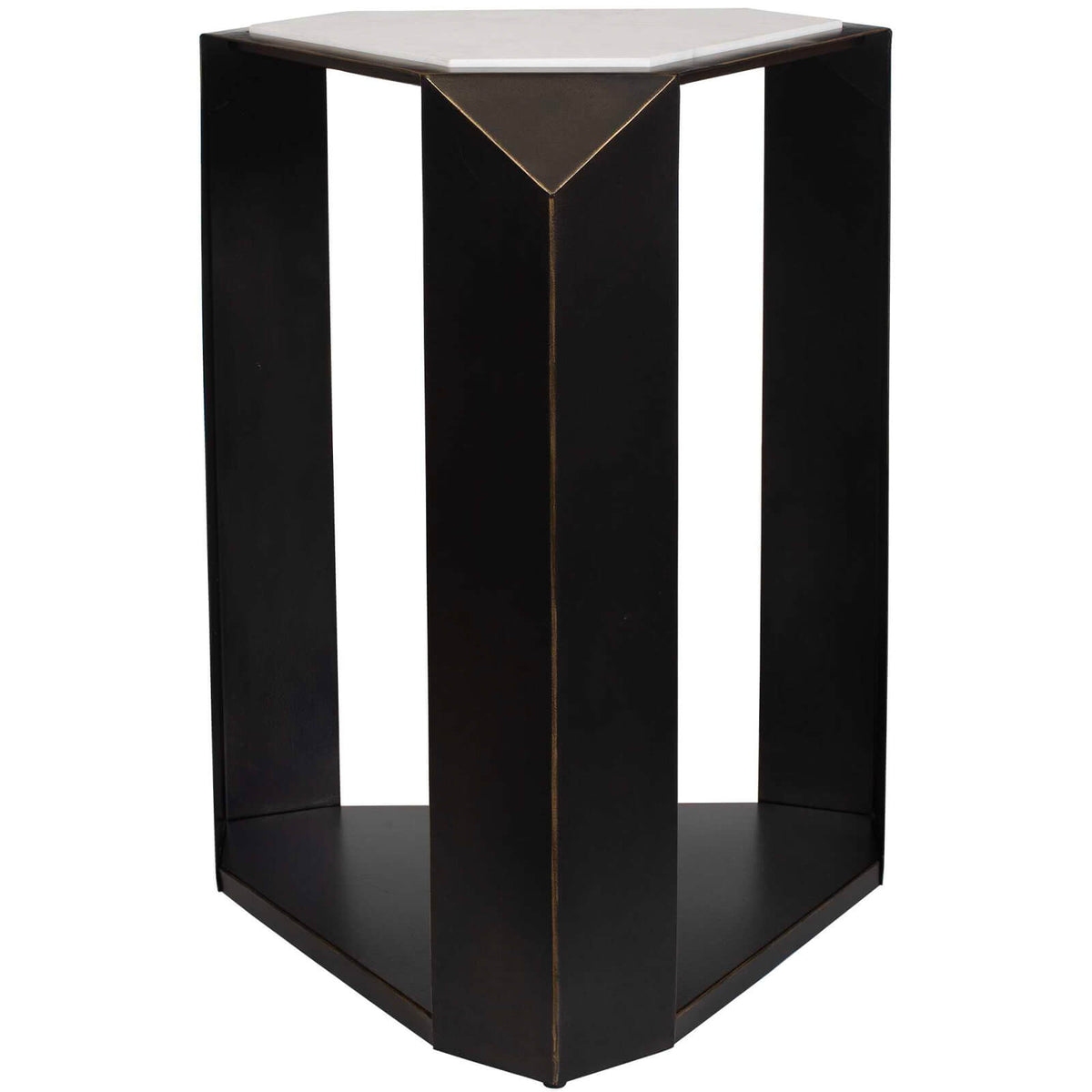 Keenan Geometric Side Table