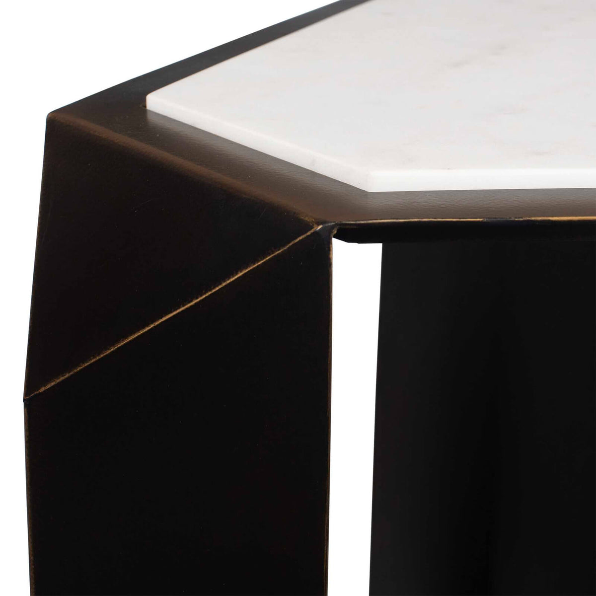 Keenan Geometric Side Table