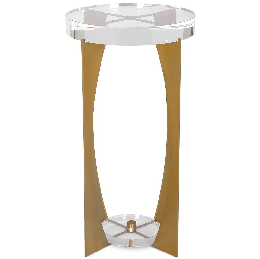 Kolkata Accent Table – Brass