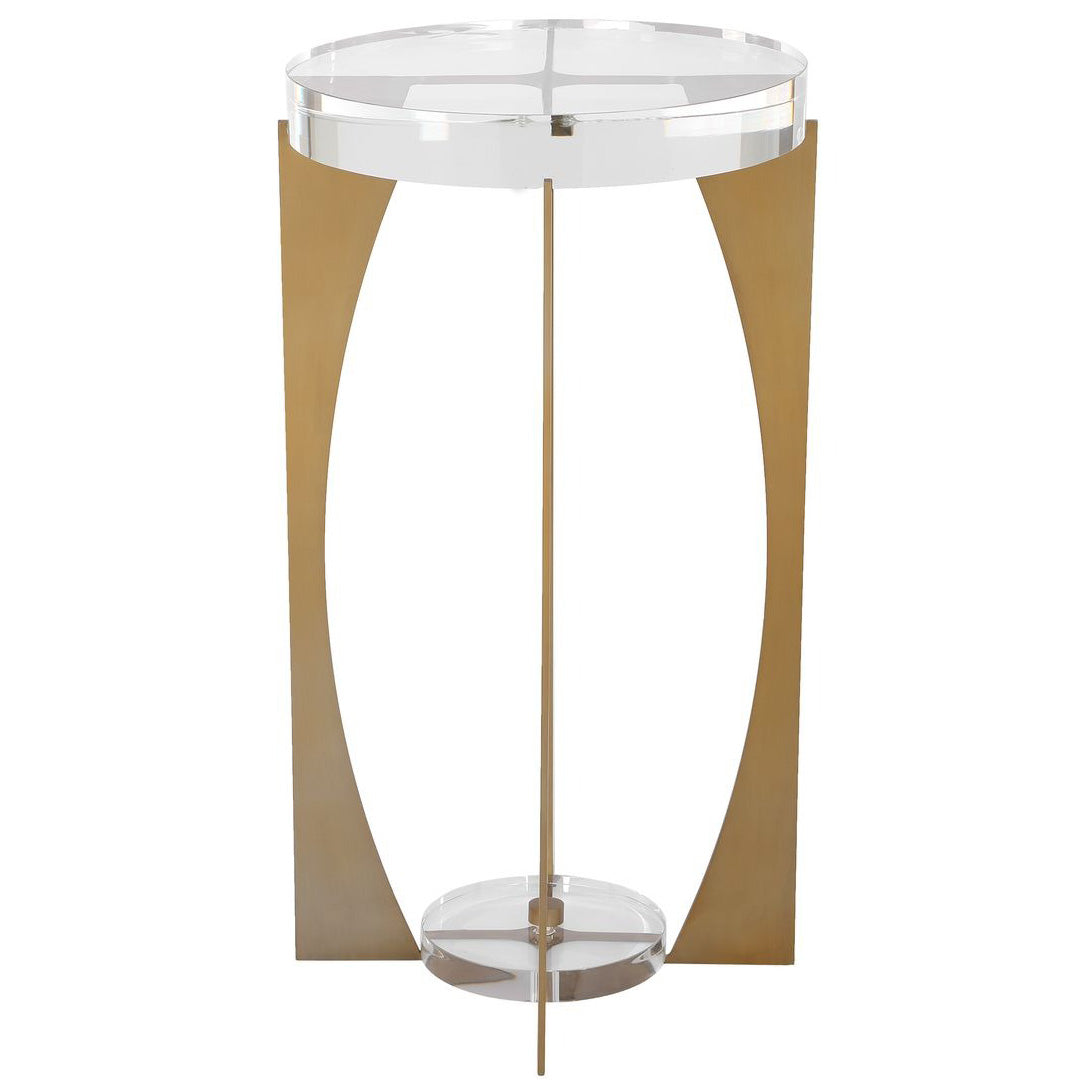 Kolkata Accent Table – Brass