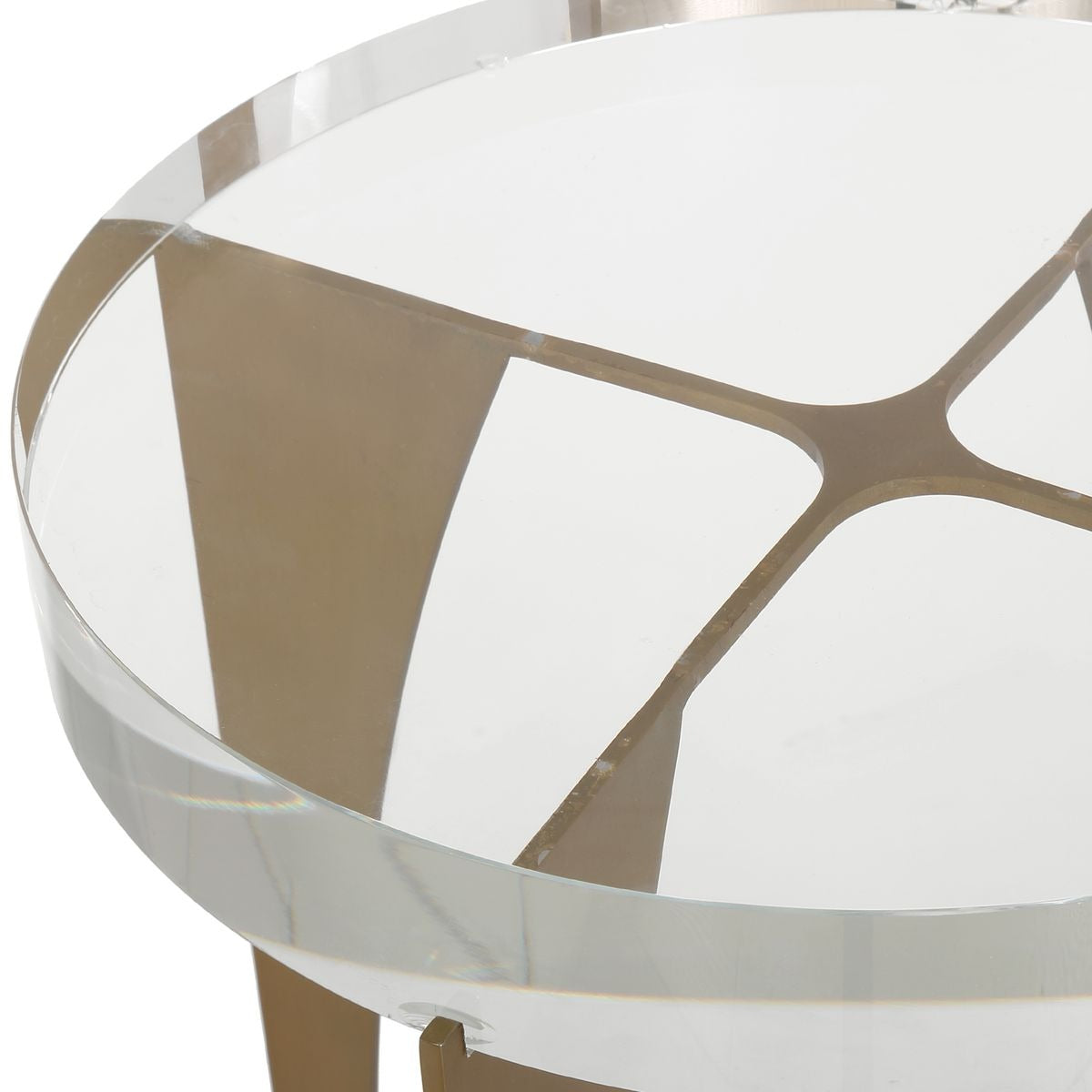 Kolkata Accent Table – Brass