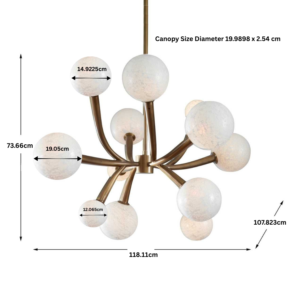 Lunar 12 Light Pendant