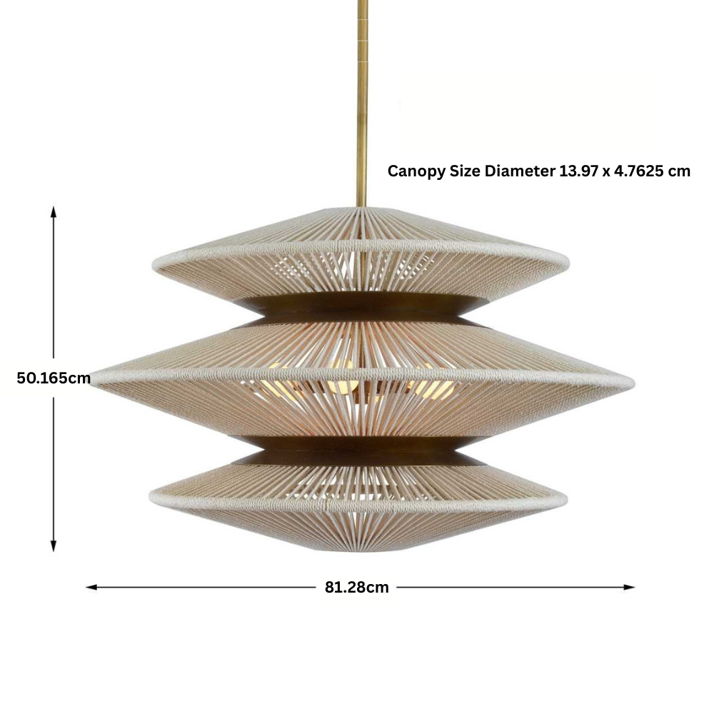 String Trio 6 Light Pendant