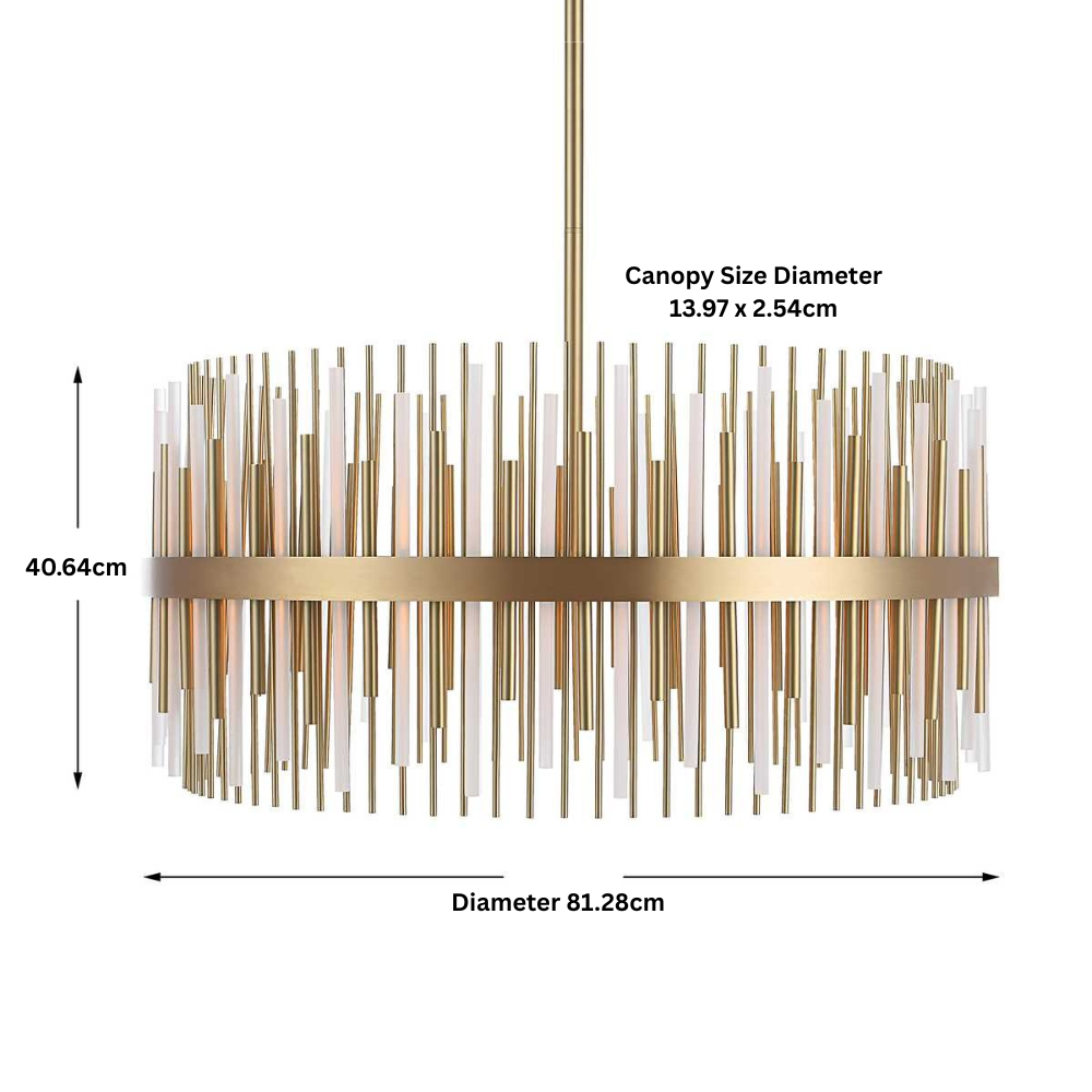Magic Wand 8 Light Pendant