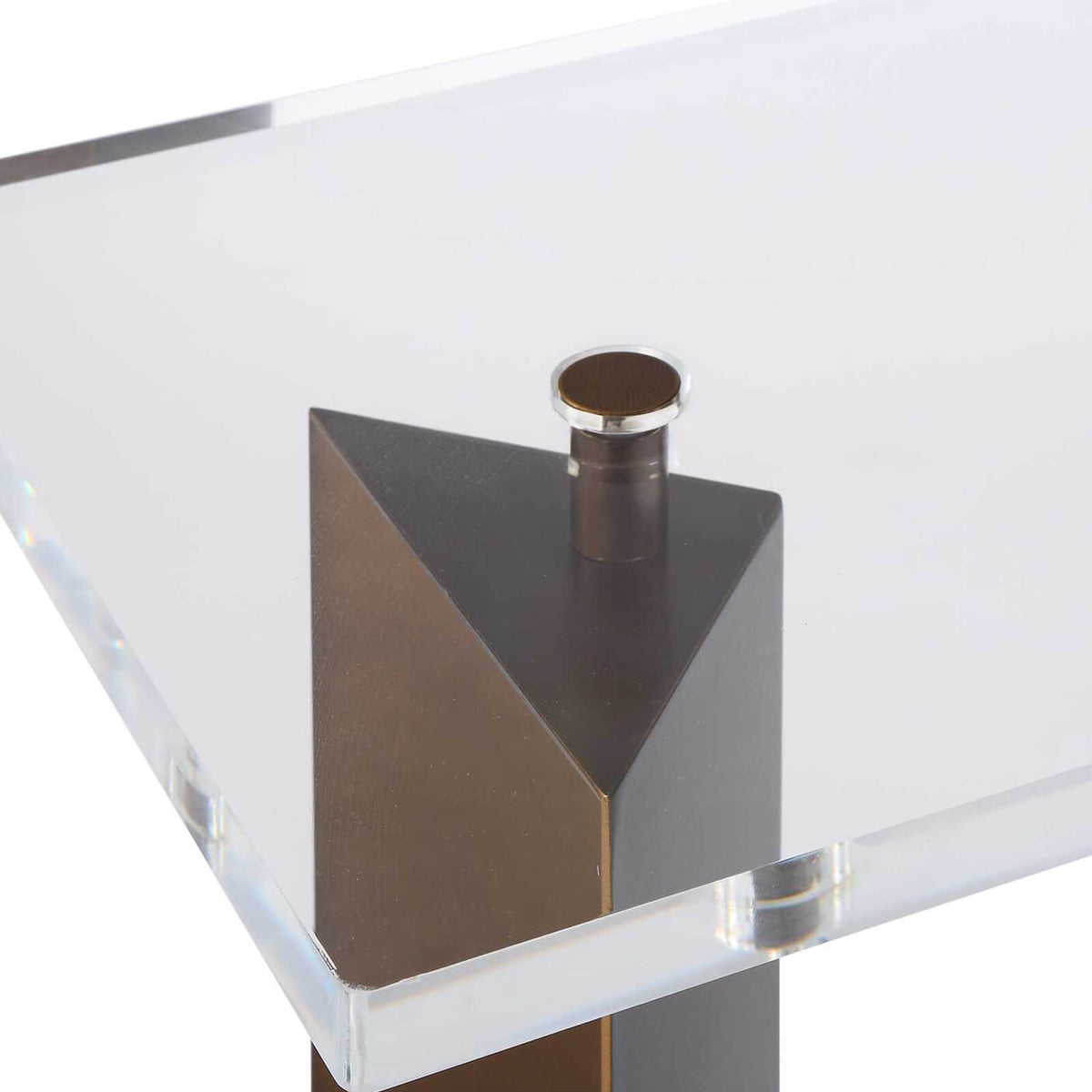 McElroy Modern Bronze Side Table