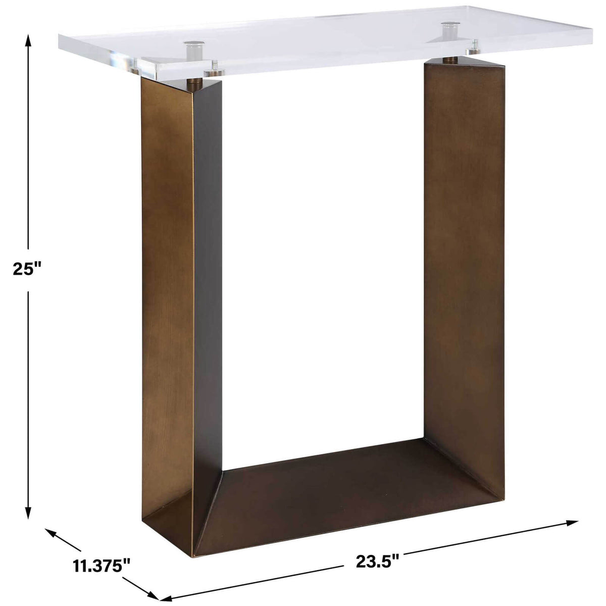 McElroy Modern Bronze Side Table