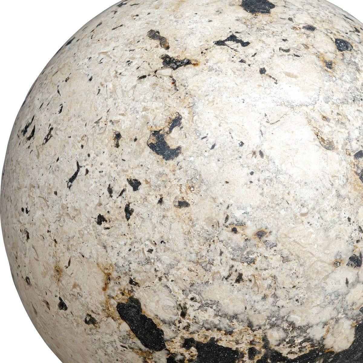 Nouveau Coral Stone Decorative Spheres – Set of 2