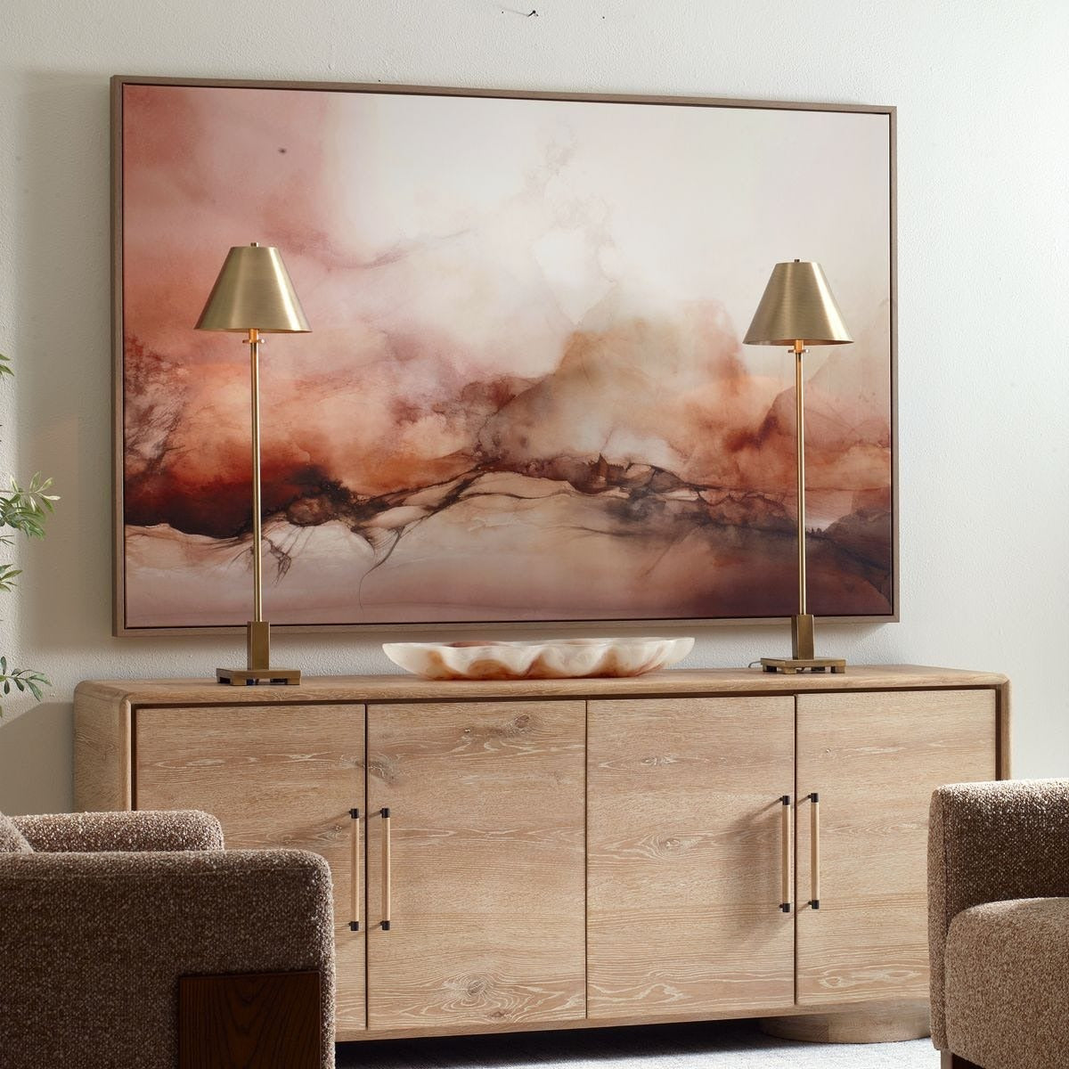 Rise Framed Modern Canvas