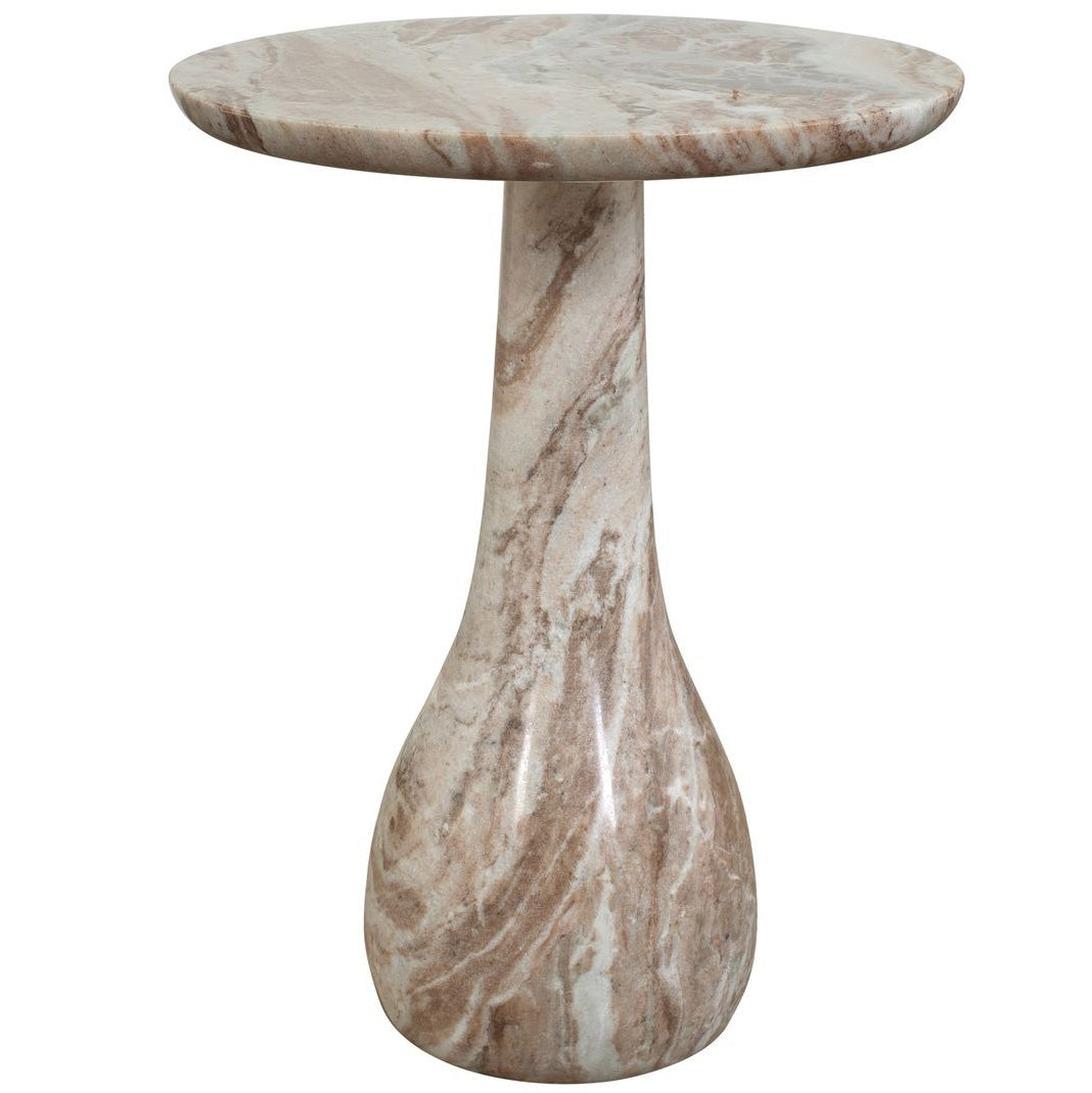 Shura Indoor-Outdoor Accent Table – Marble