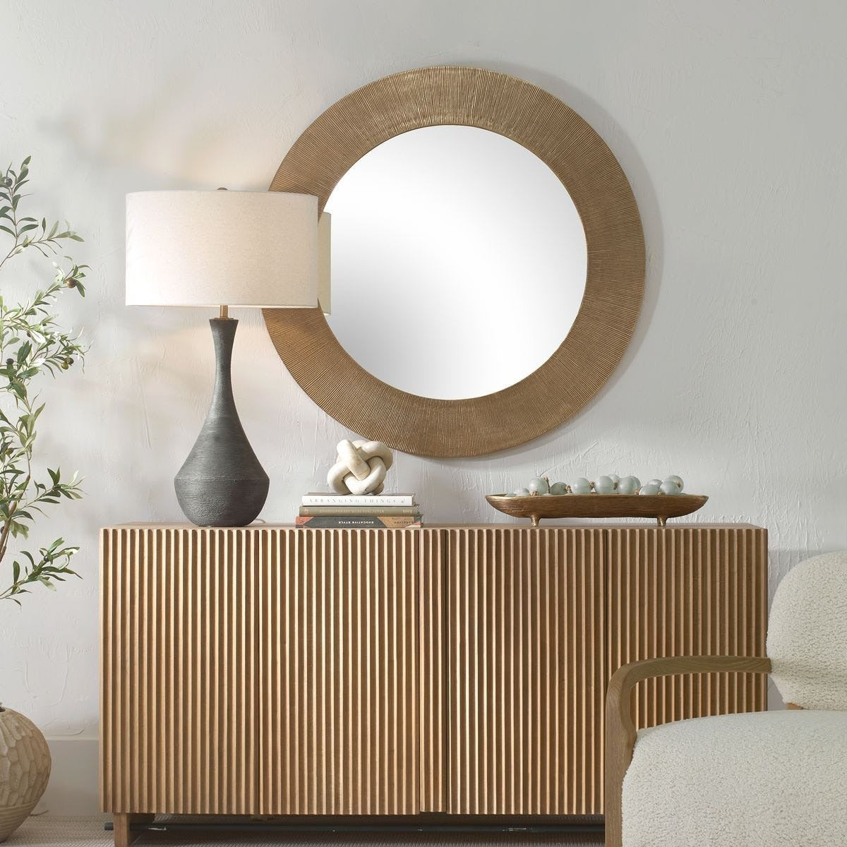 Tano Round Mirror