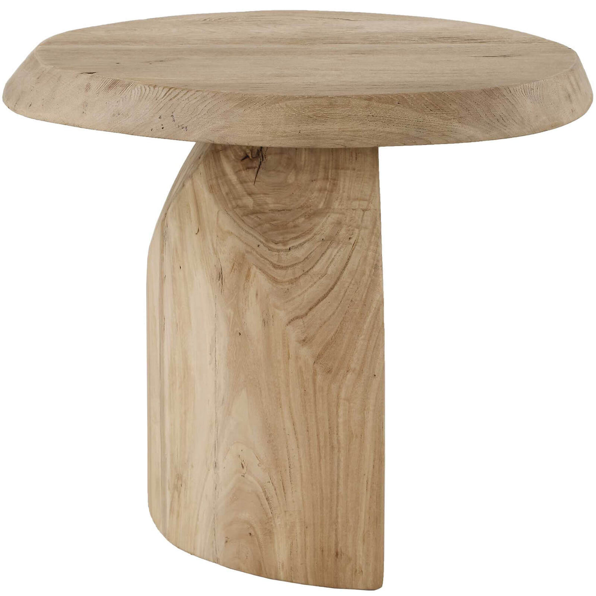 Tiernan Reclaimed Oak Round Side Table