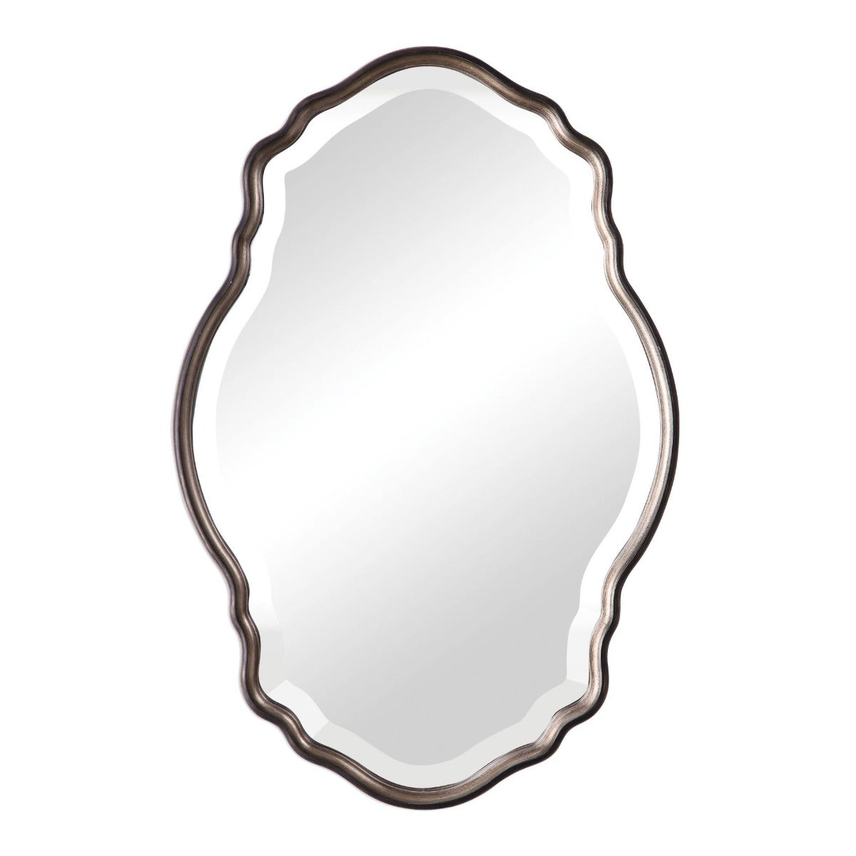 Alice Oval Mirror – Silver