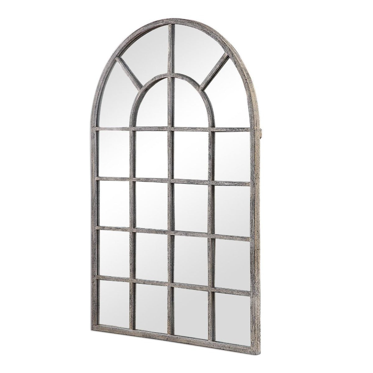 Secret Garden Arched Mirror – Silver
