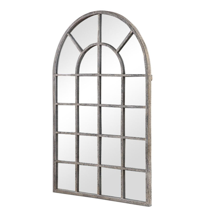 Secret Garden Arched Mirror – Silver