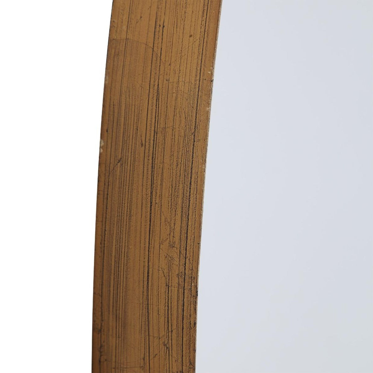 Oval Mirror – Gold Leaf