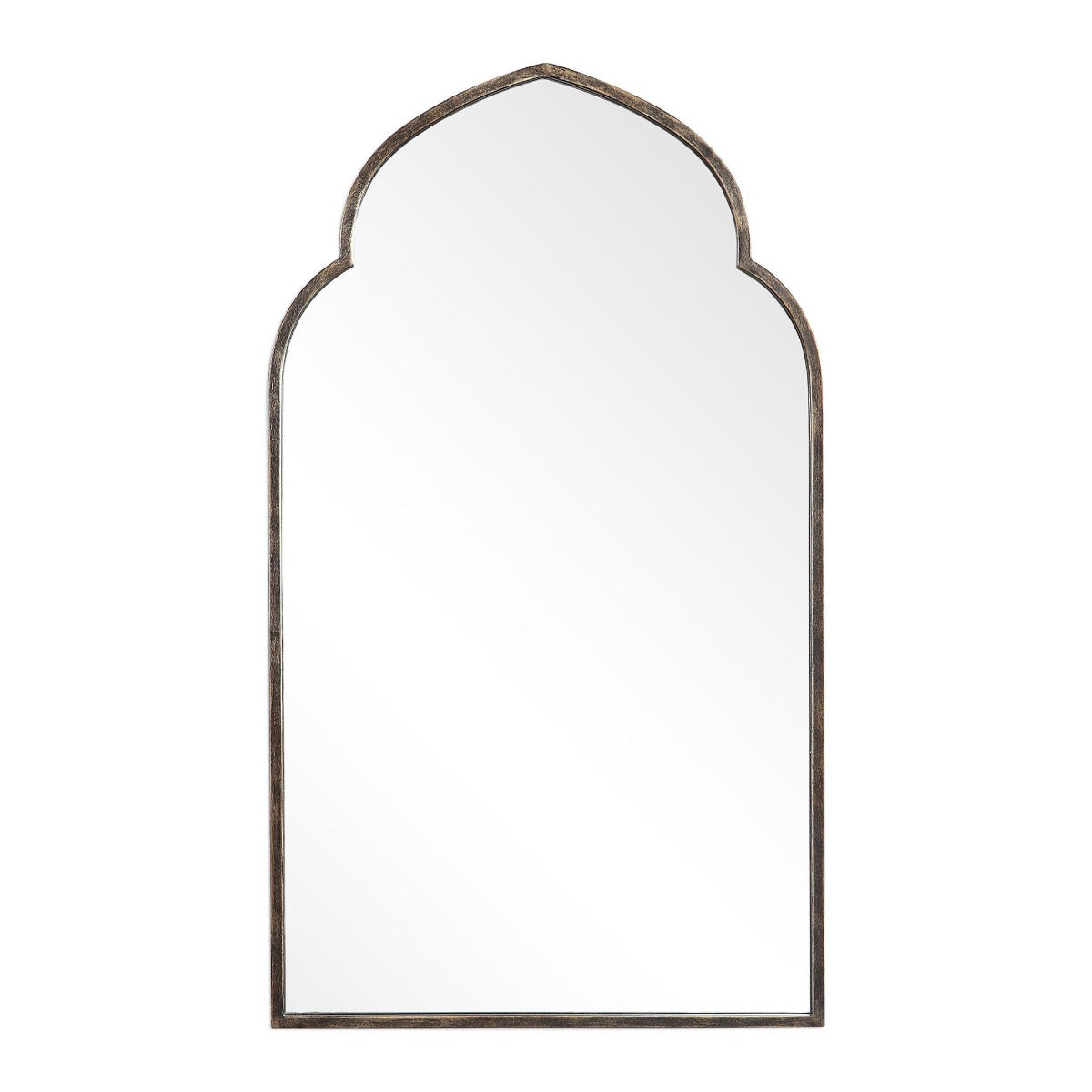 Temple Arched Mirror – Golden Bronze