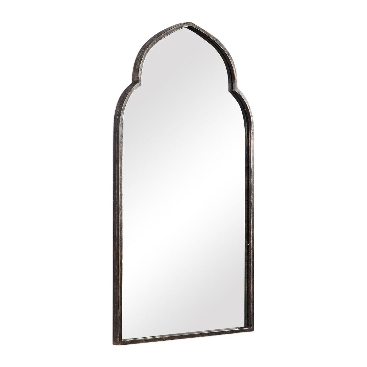 Temple Arched Mirror – Golden Bronze
