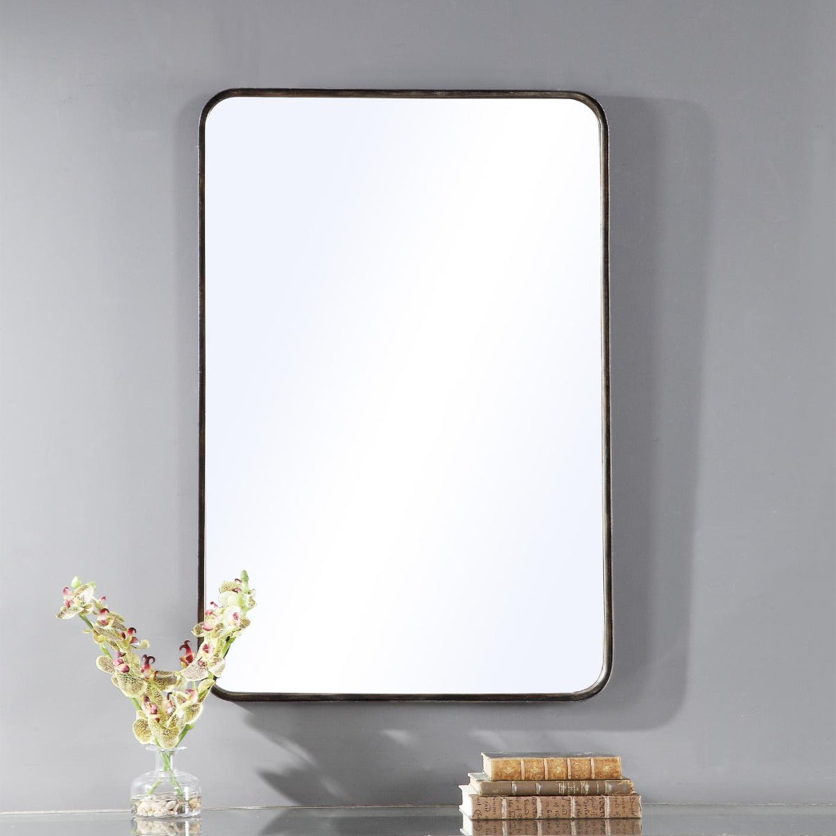 Joe Rectangular Mirror – Dark Bronze