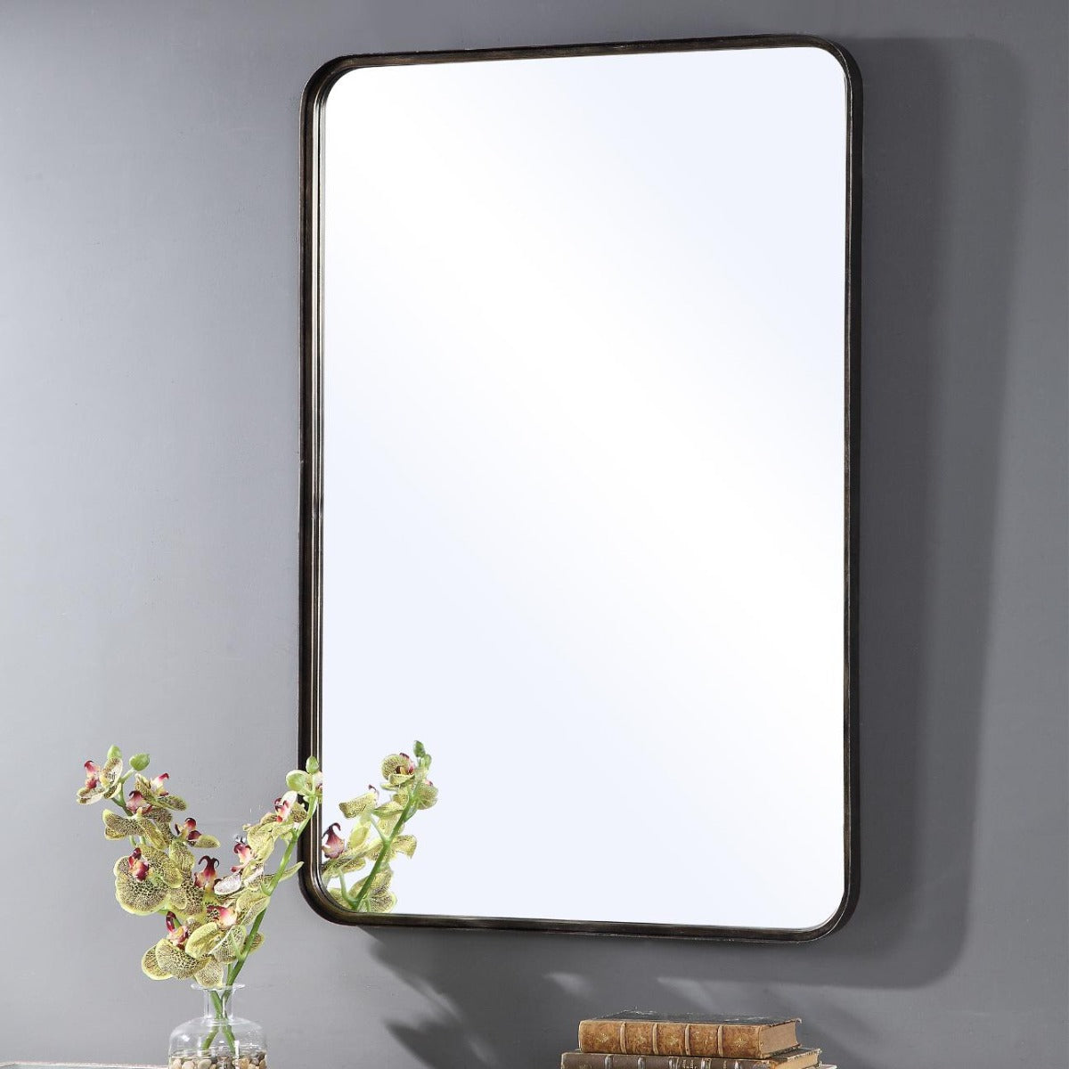 Joe Rectangular Mirror – Dark Bronze
