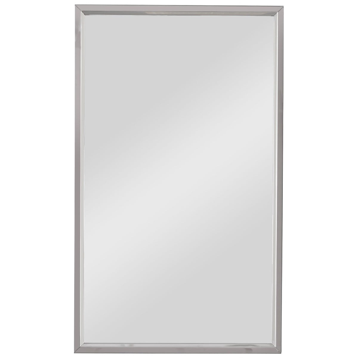 Simple Rectangular Mirror – Silver