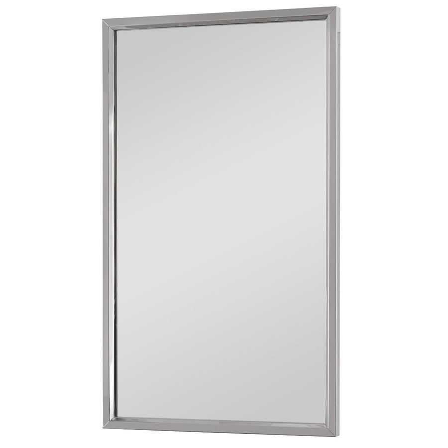 Simple Rectangular Mirror – Silver