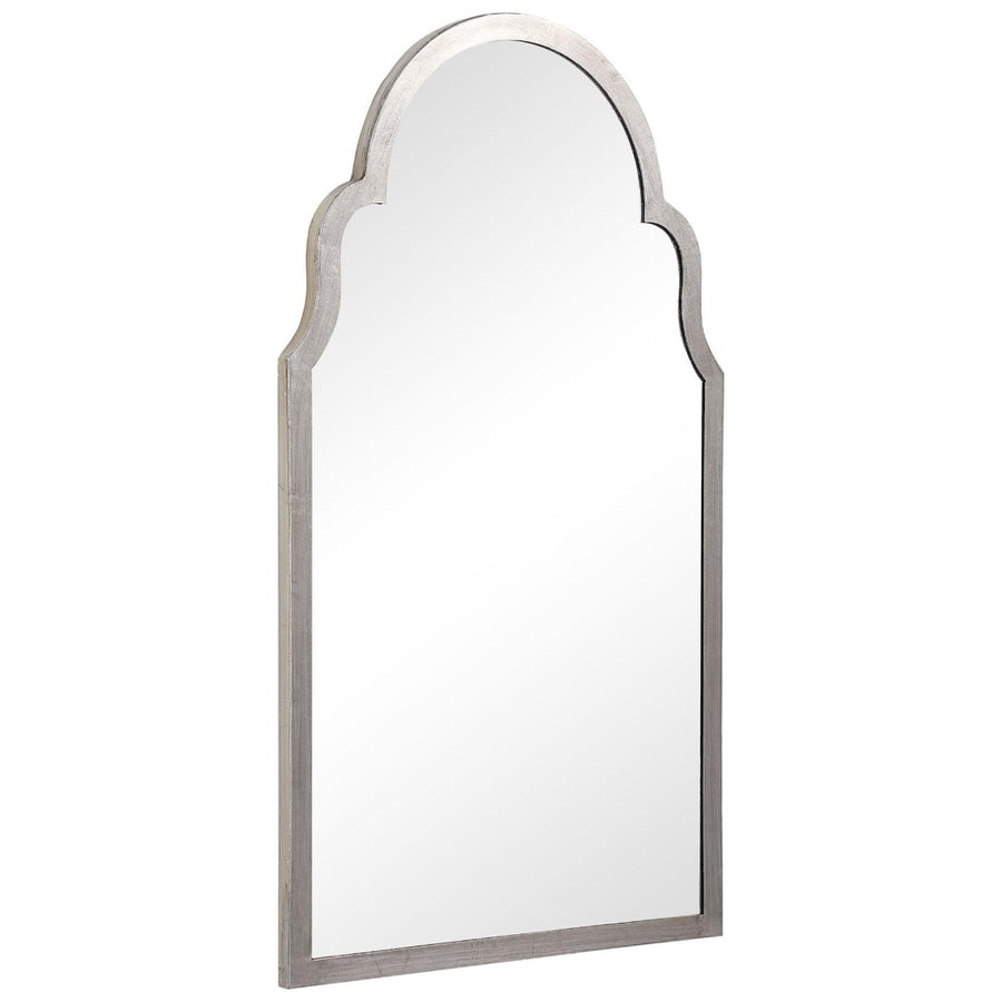 Taj Arched Mirror – Silver Leaf