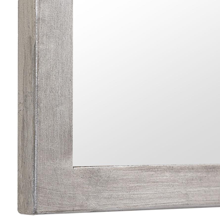 Taj Arched Mirror – Silver Leaf