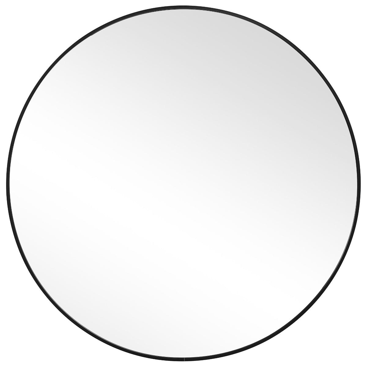 Evelyn Round Mirror – Black