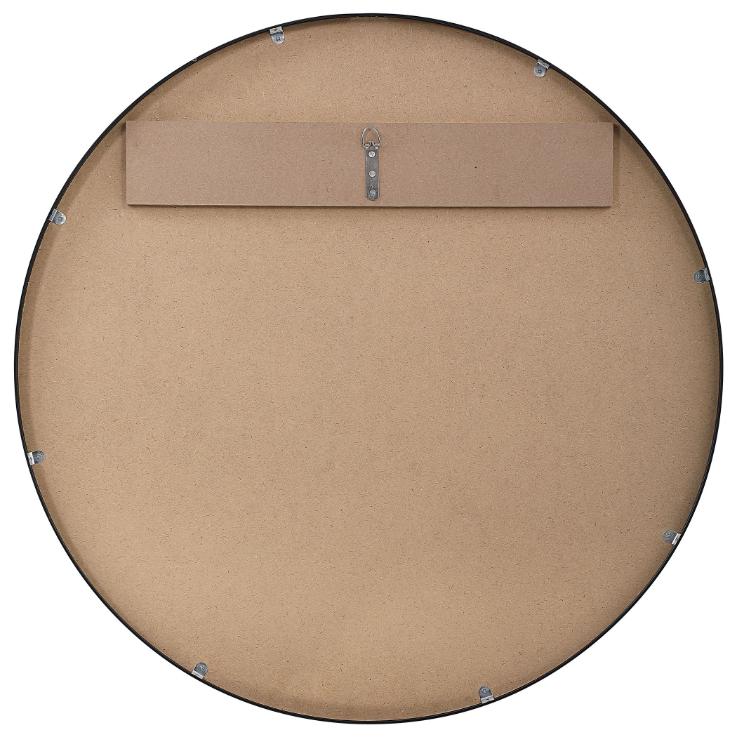 Evelyn Round Mirror – Black