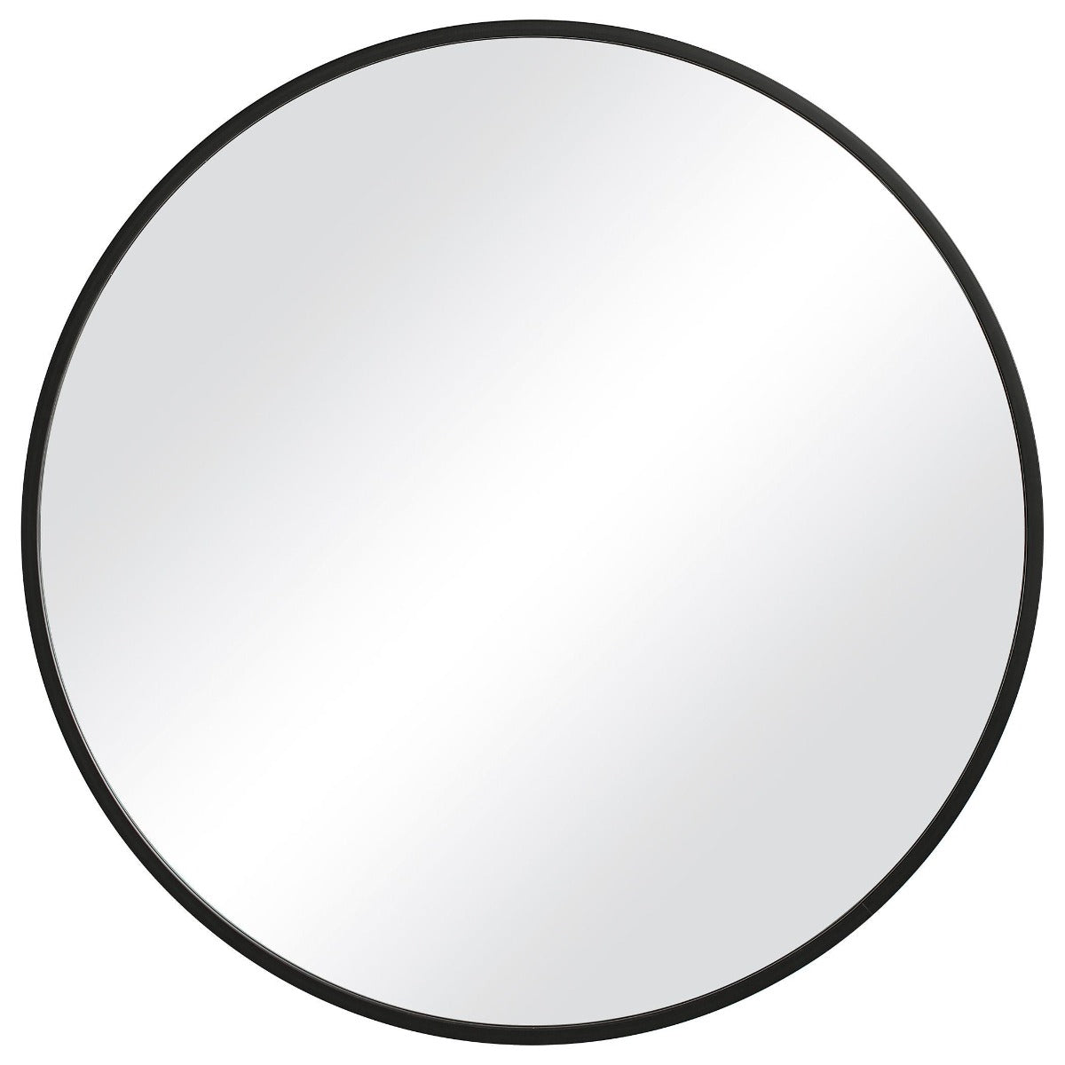 Eve Medium Round Mirror – Black