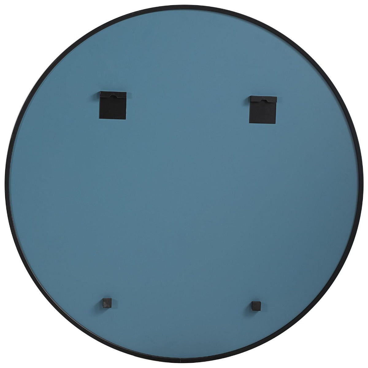 Eve Medium Round Mirror – Black