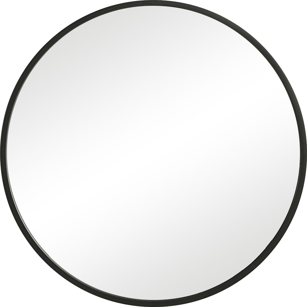 Eve Large Round Mirror – Black