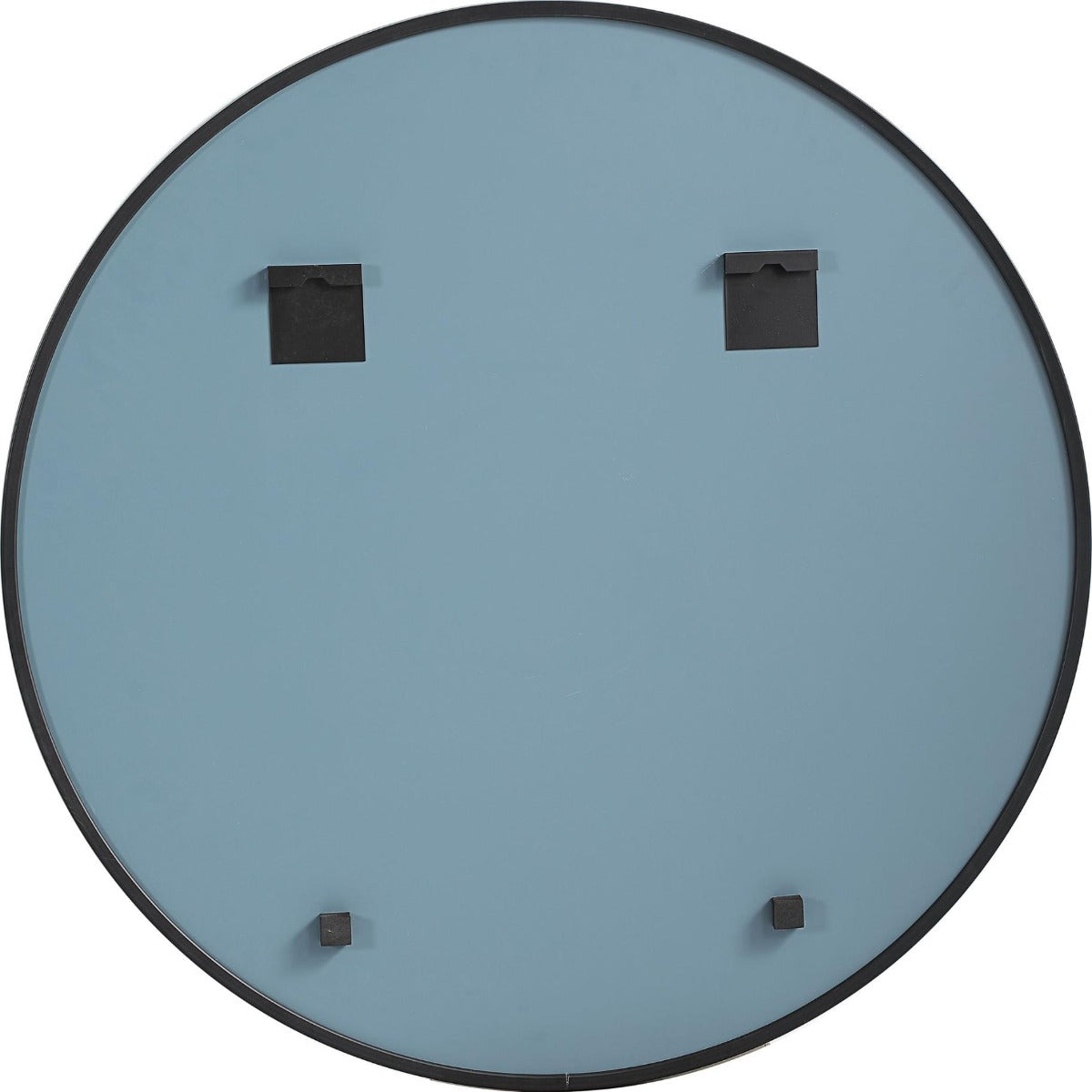 Eve Large Round Mirror – Black