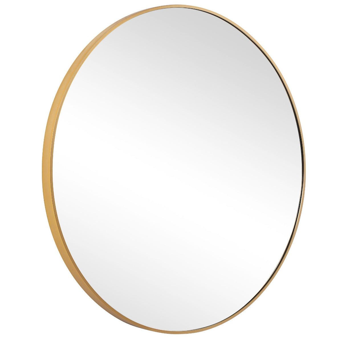 Evelyn Round Mirror – Gold