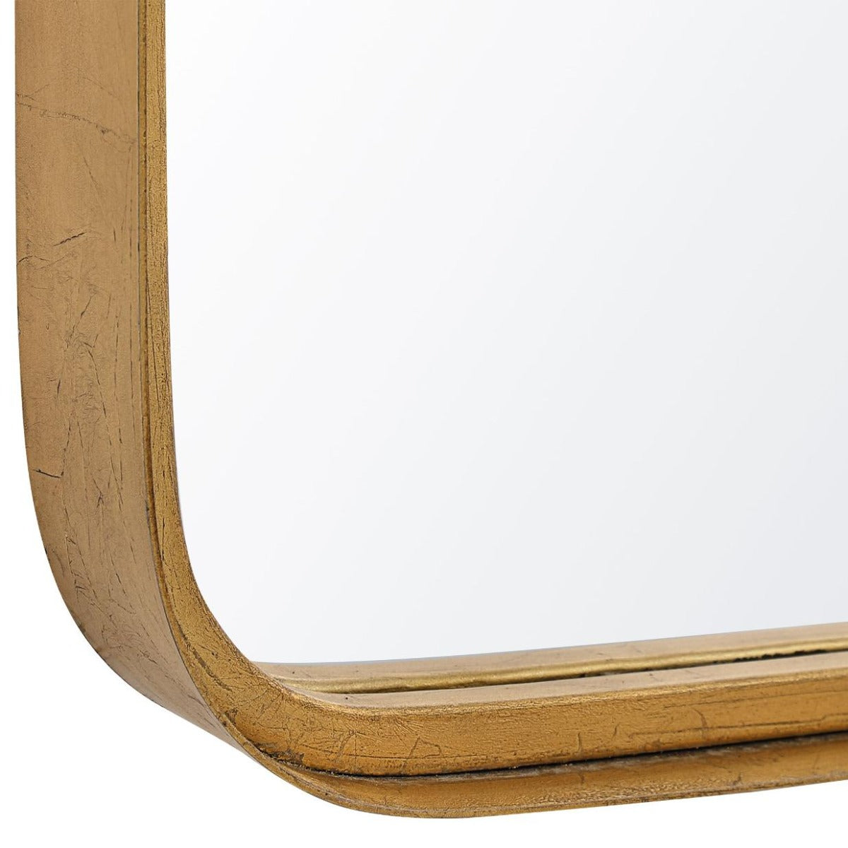 Adeleine Tall Mirror – Gold Leaf