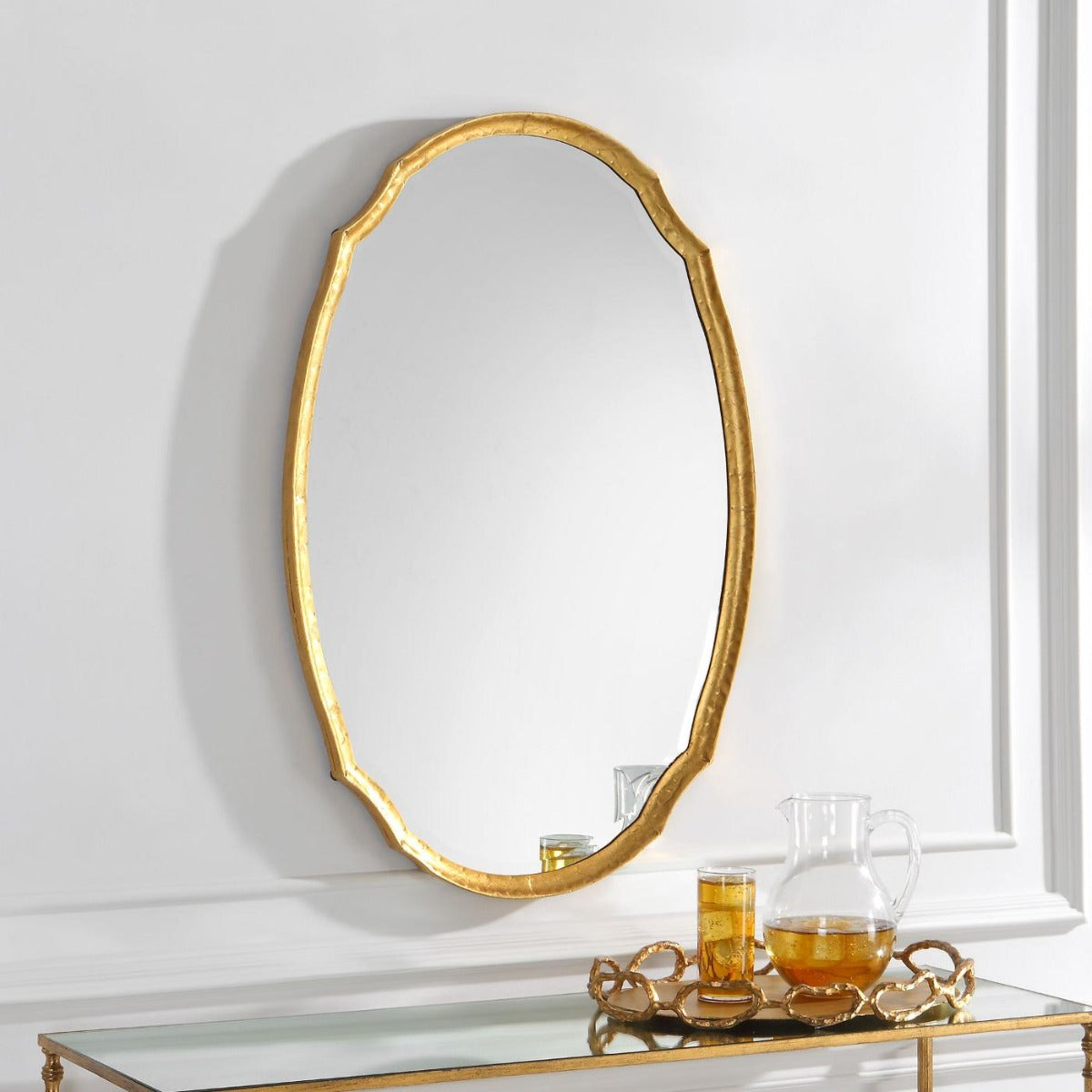 Eleanor Oval Mirror – Gold