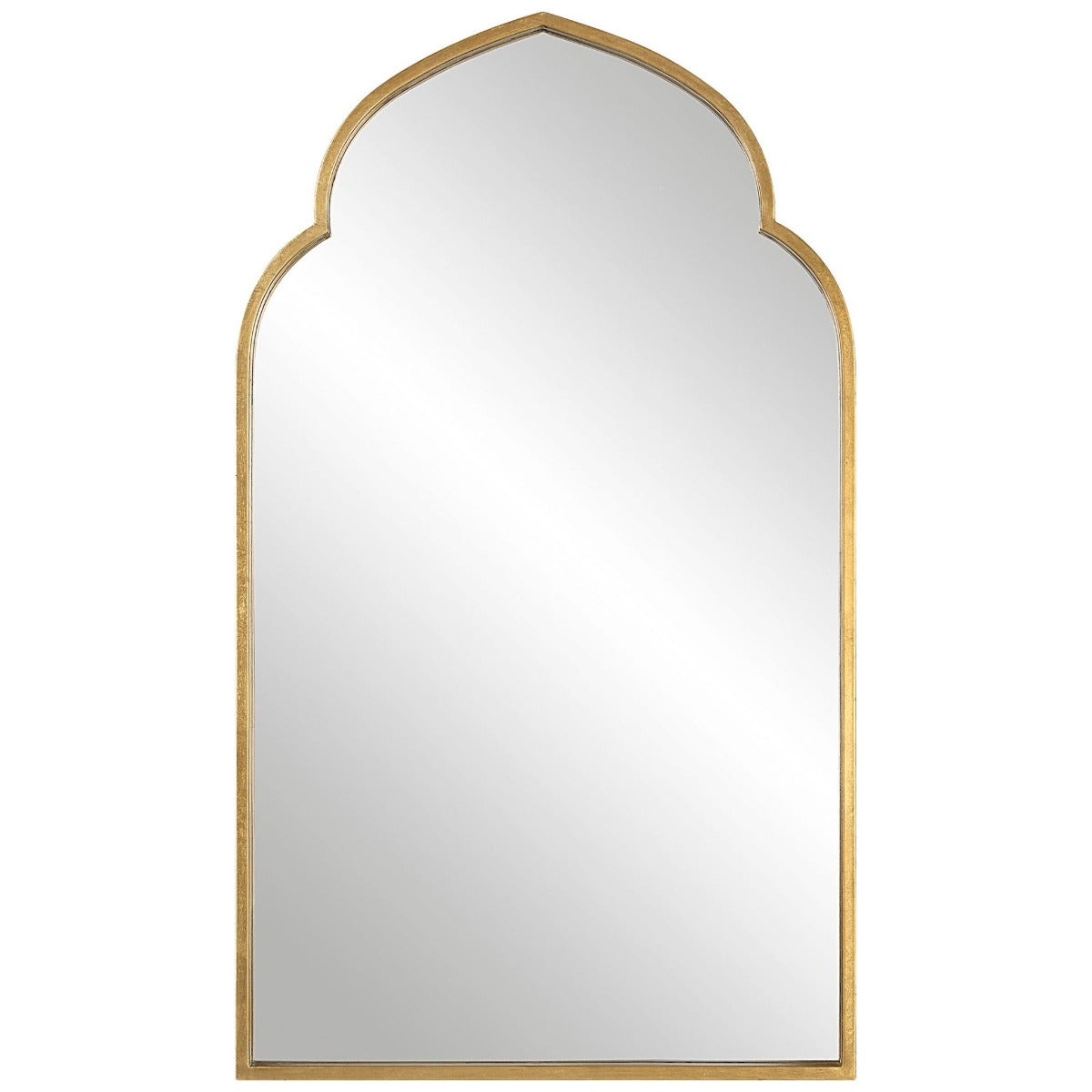 Temple Arched Mirror – Gold