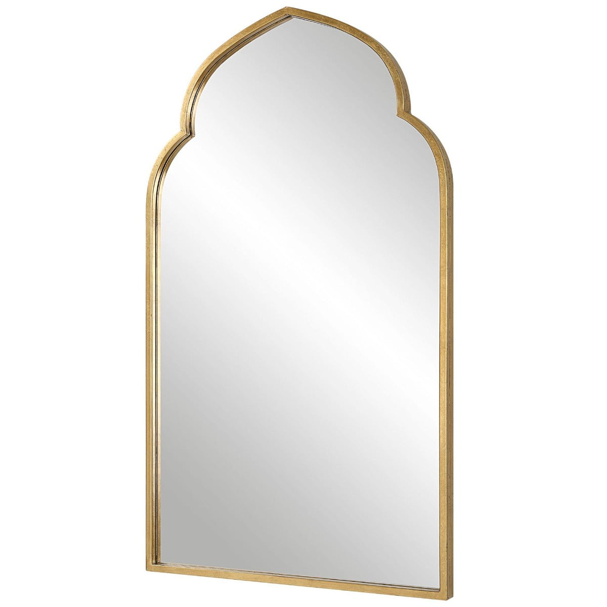 Temple Arched Mirror – Gold