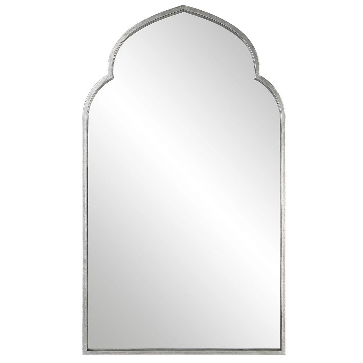 Temple Arched Mirror – Silver
